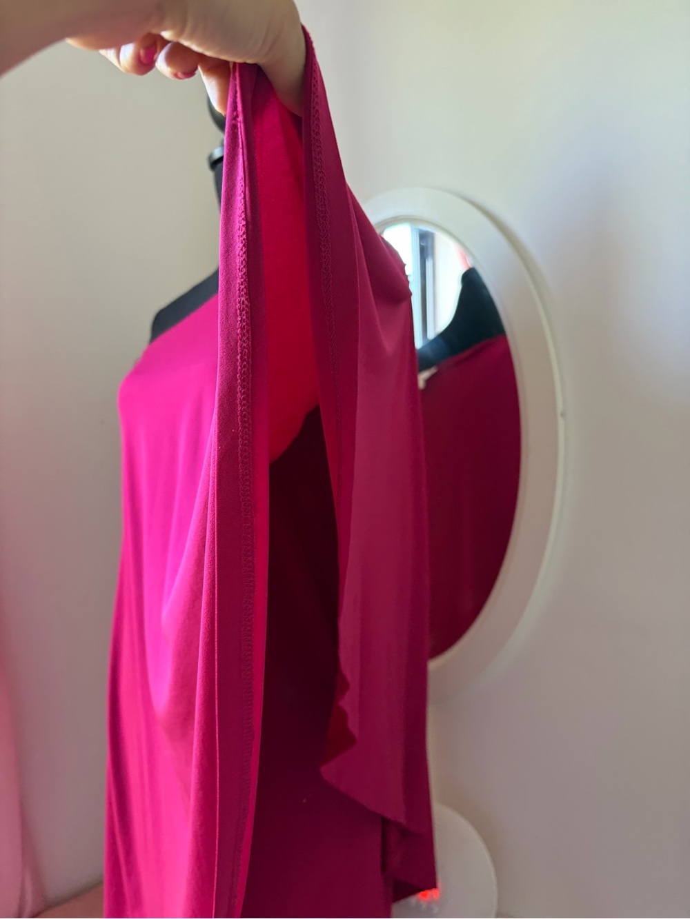 Michael Kors One-Shoulder Fuchsia Dress - Picture 2 of 4